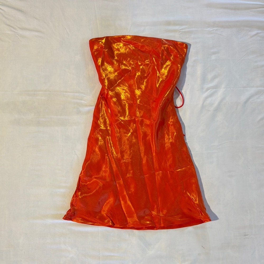 White Fox Boutique Fiery Strapless Dress